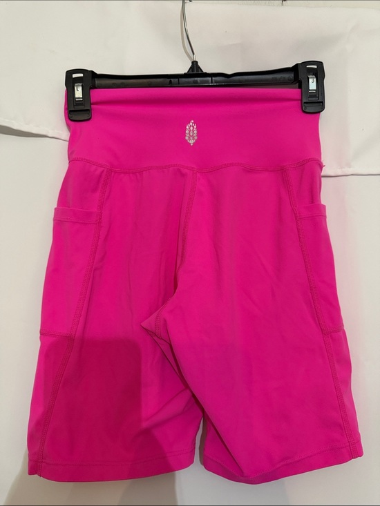 Free People Pants - Free People Women's High-Waist Pink Active Bike Shorts